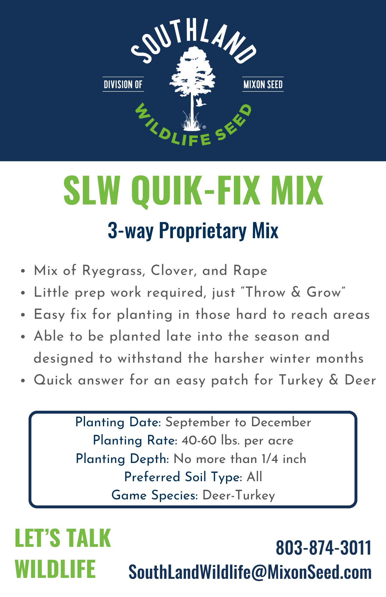 SLW Quik-Fix Mix