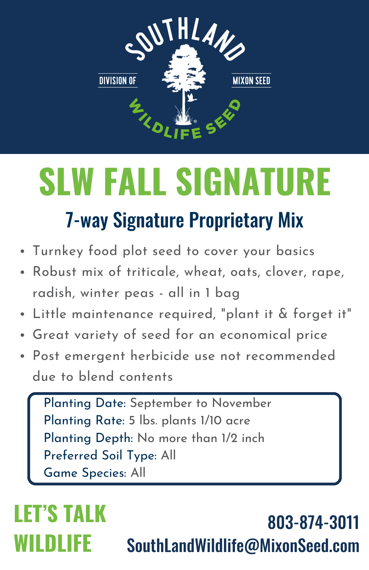 SLW Fall Signature Mix