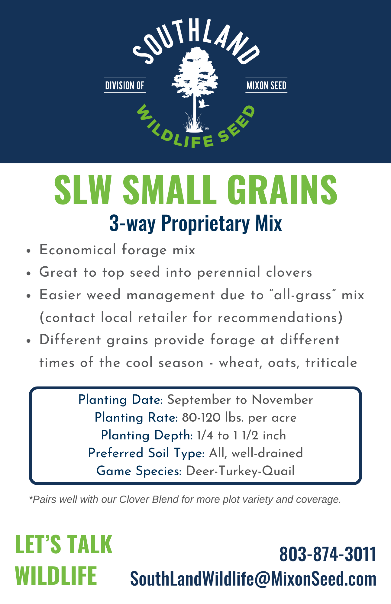 SLW Small Grains Mix
