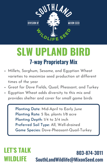 dove seed mix for planting SLW Upland Bird Mix – Southland Wildlife